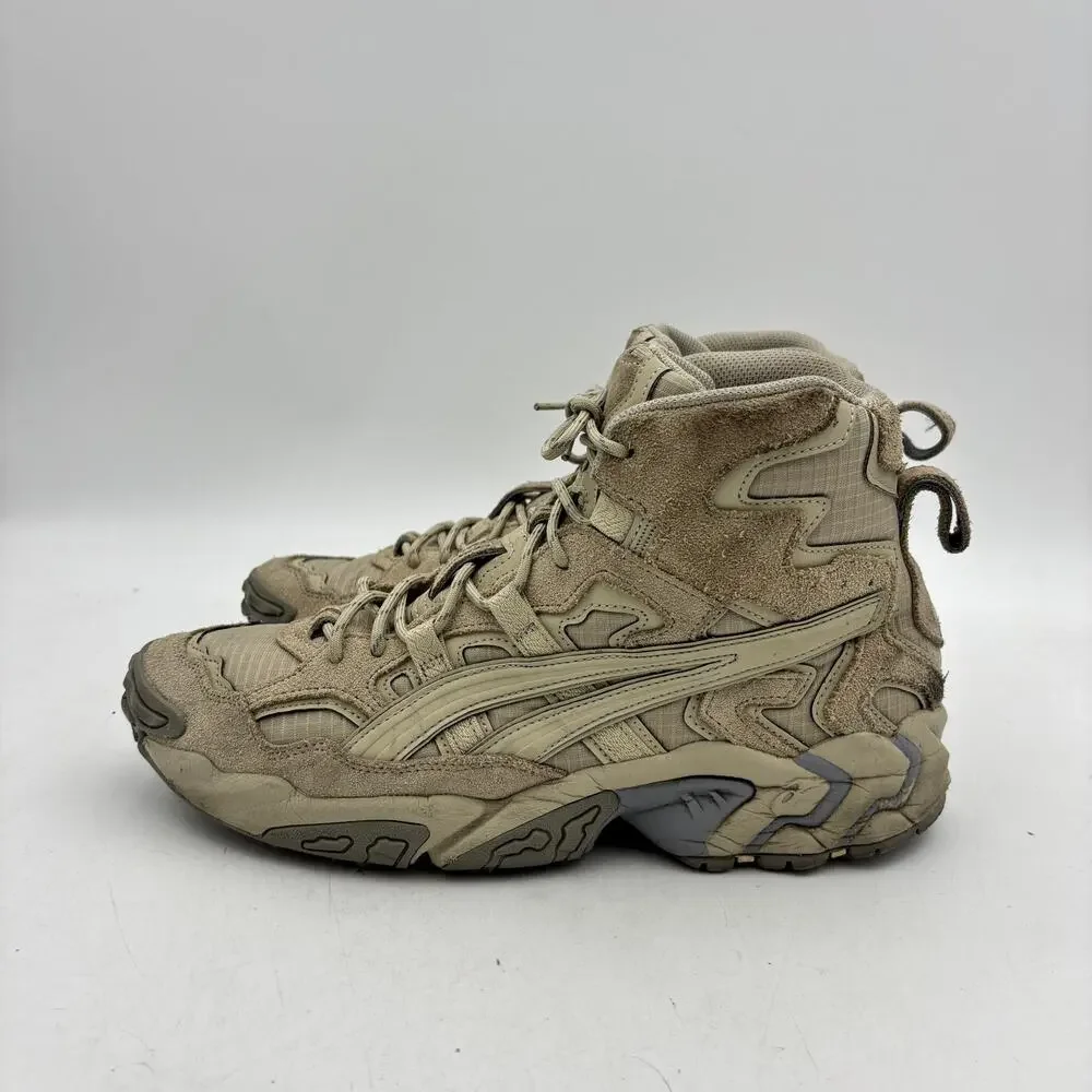 ASICS GEL Nandi Hi Tan Suede Trail Sneaker Boots Mens 11.5 Tactical Gorpcore